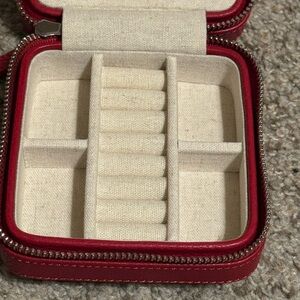 Red Mark & Graham Jewelry Case